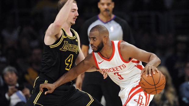 Las dos jugadas de locura de Chris Paul contra Ivica Zubac