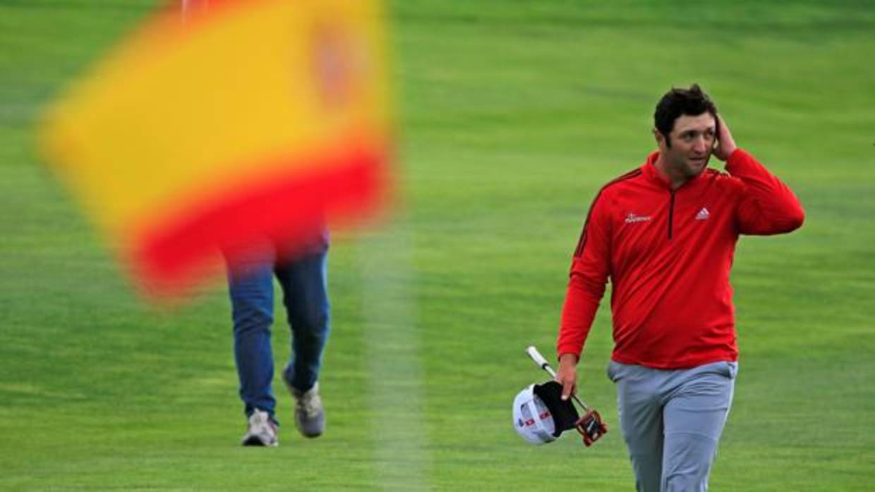 Jon Rahm, durante la última ronda del Open de España en Madrid