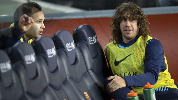 Puyol cerrará en China el adiós de Iniesta