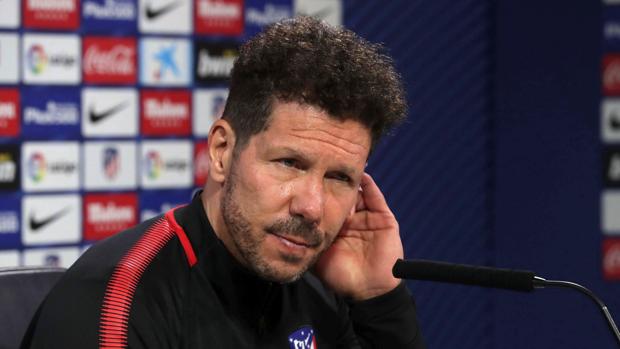 Simeone: «Me siento mal con la expulsión, tengo que mejorar»