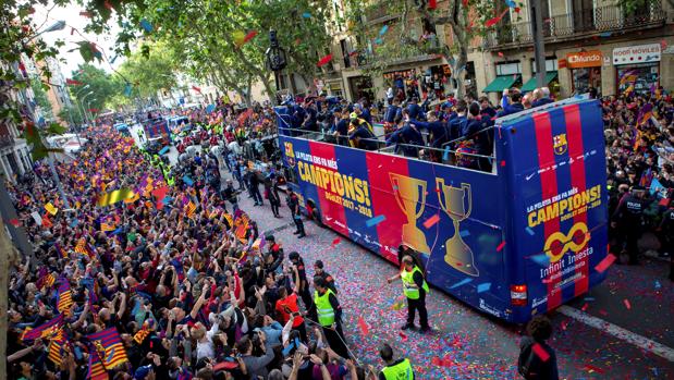 El Barça presume de doblete