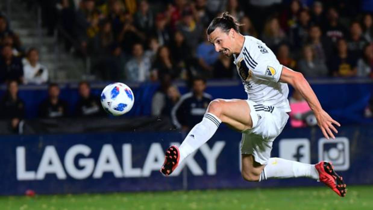 Ibrahimovic, en un partido con Los Ángeles Galaxy