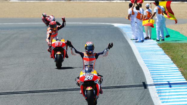 Dovizioso-Márquez, rivalidad en el circuito «Ángel Nieto»