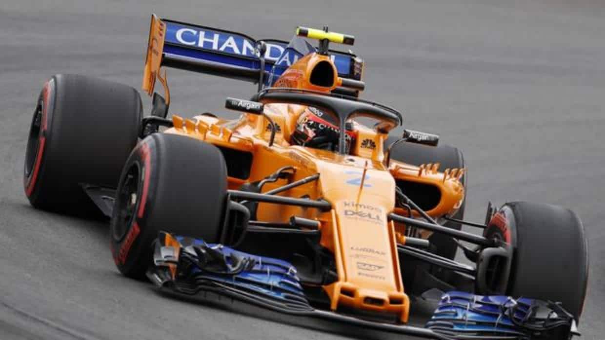Fernando Alonso durante la clasificación de Montmeló