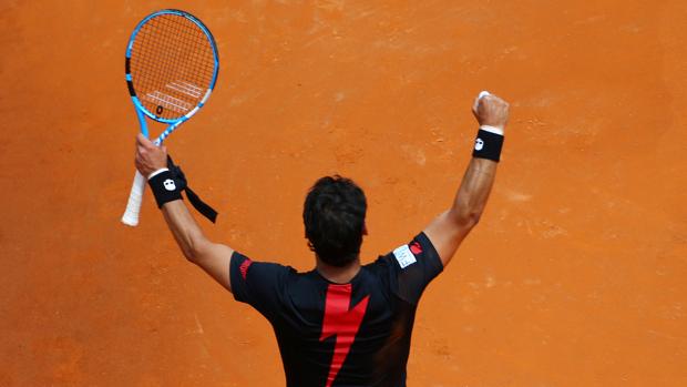 Thiem cae en su debut en Roma