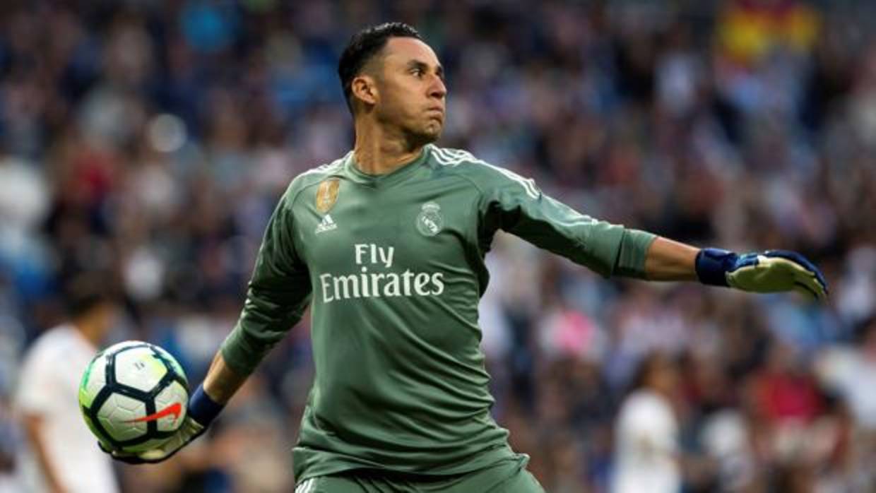 Keylor Navas, en un partido con el Real Madrid