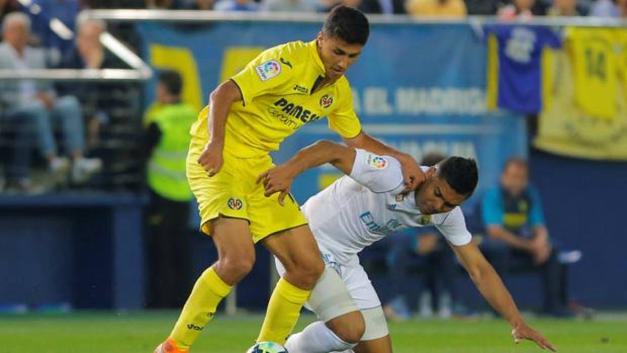 Rodri, durante el último partido de Liga ante el Real Madrid