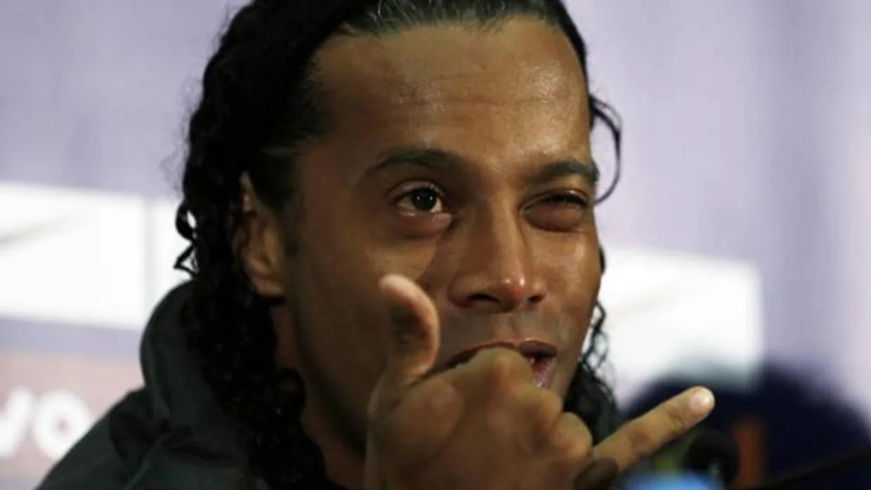 Ronaldinho durante su etapa como futbolista