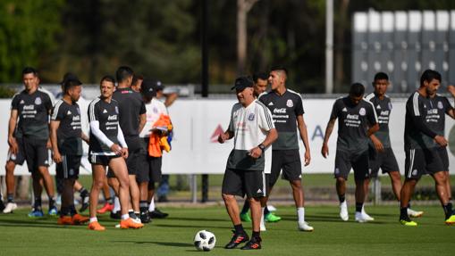 Entrenamiento de los colombianos