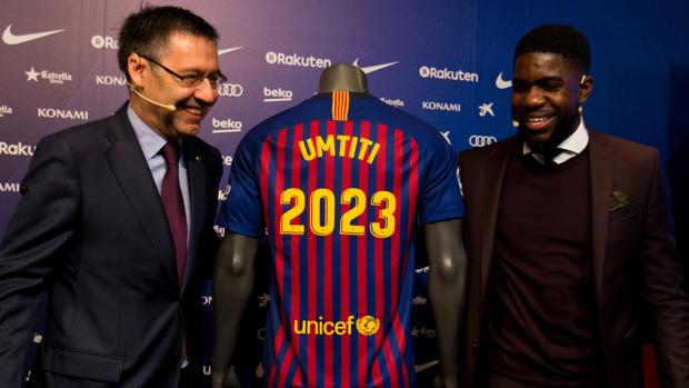 Umtiti, el central con la cláusula de 500 millones