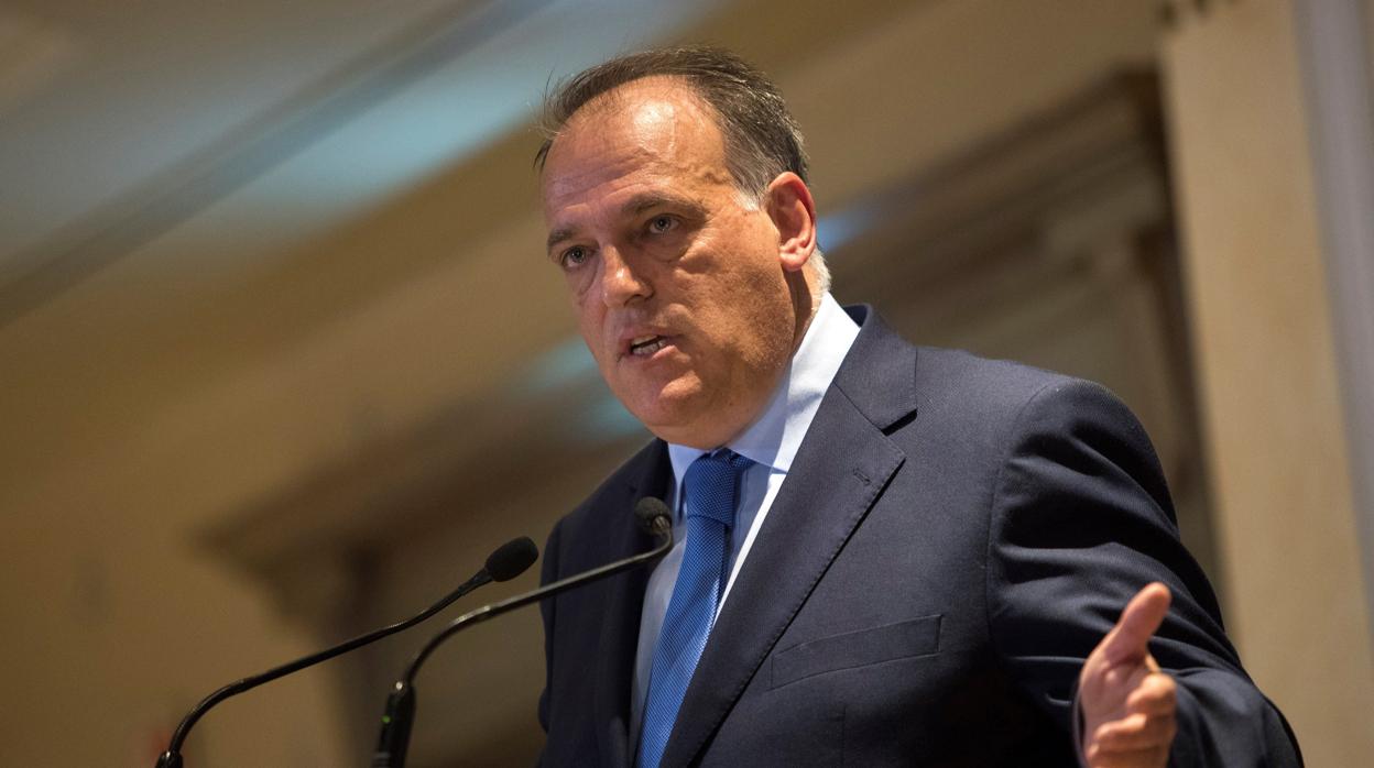 Javier Tebas, presiente de la Liga