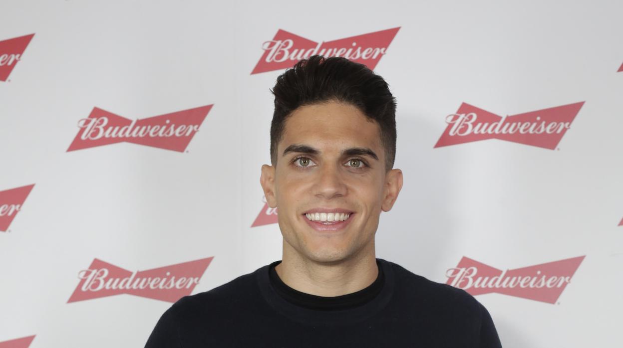 Bartra en el evento de Budweiser sobre el Mundial el pasado viernes en el hotel Hyatt de Gran Vía en Madrid