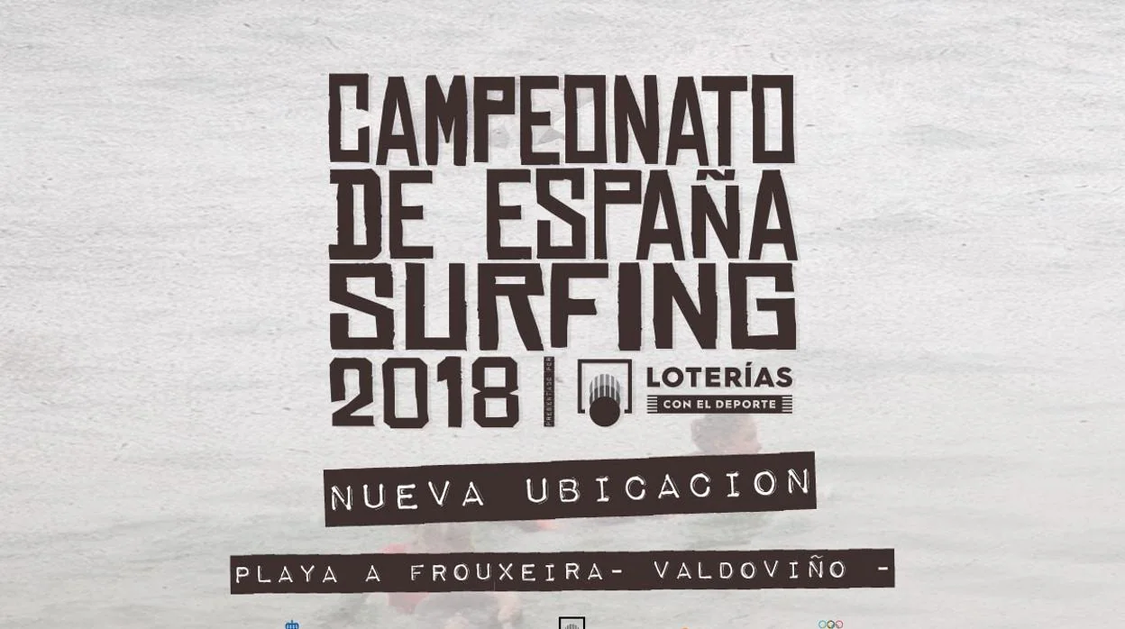 Cambio de ubicación para el Campeonato de España de Surfing
