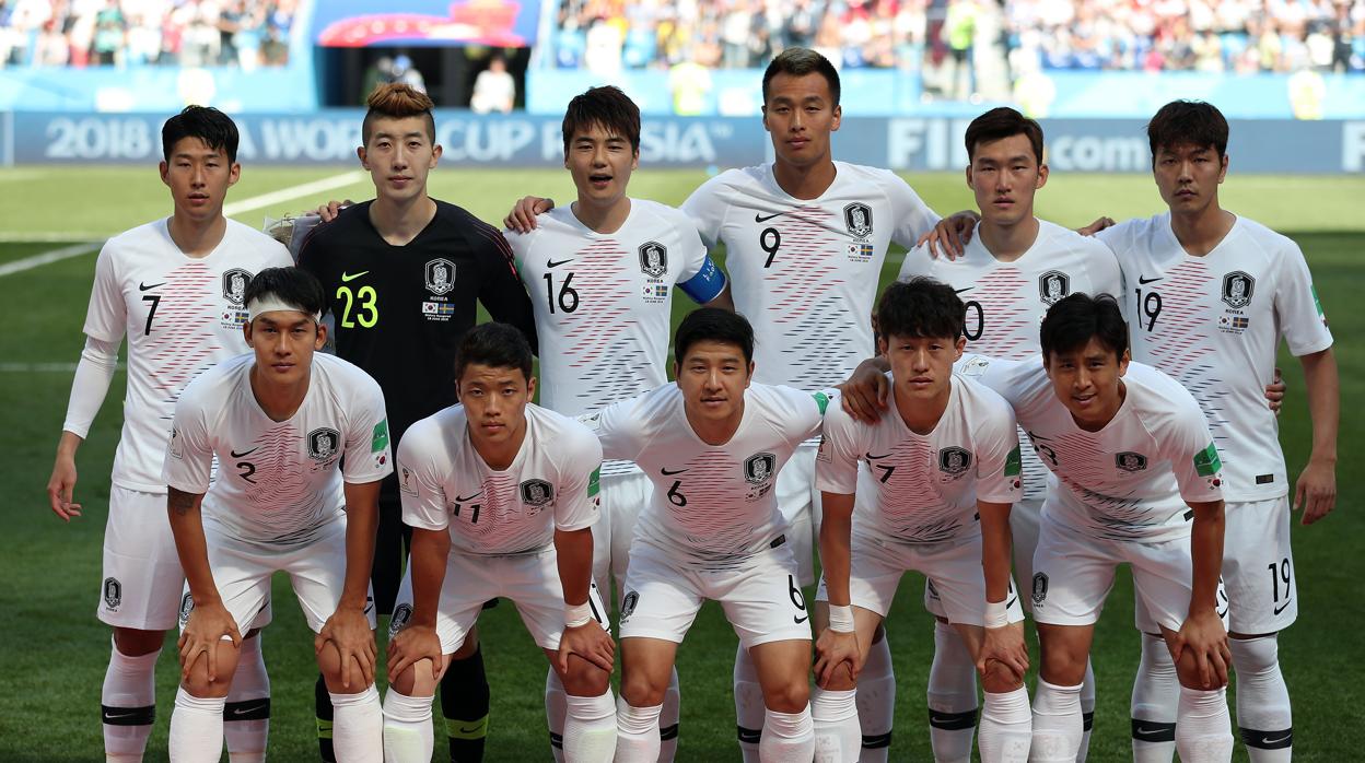 Once inicial de Corea del Sur en su debut en el Mundial