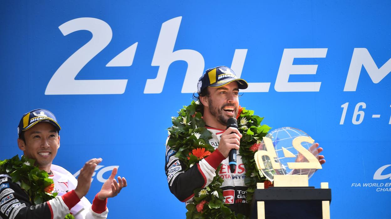 Fernando Alonso, tras ganar en Le Mans