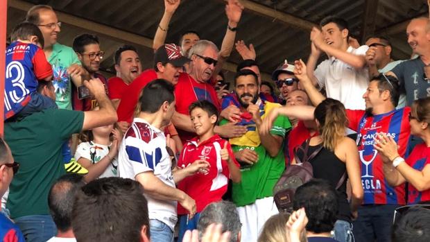 Playoff de ascenso: La tarde más feliz de Dani Güiza en el Atlético Sanluqueño