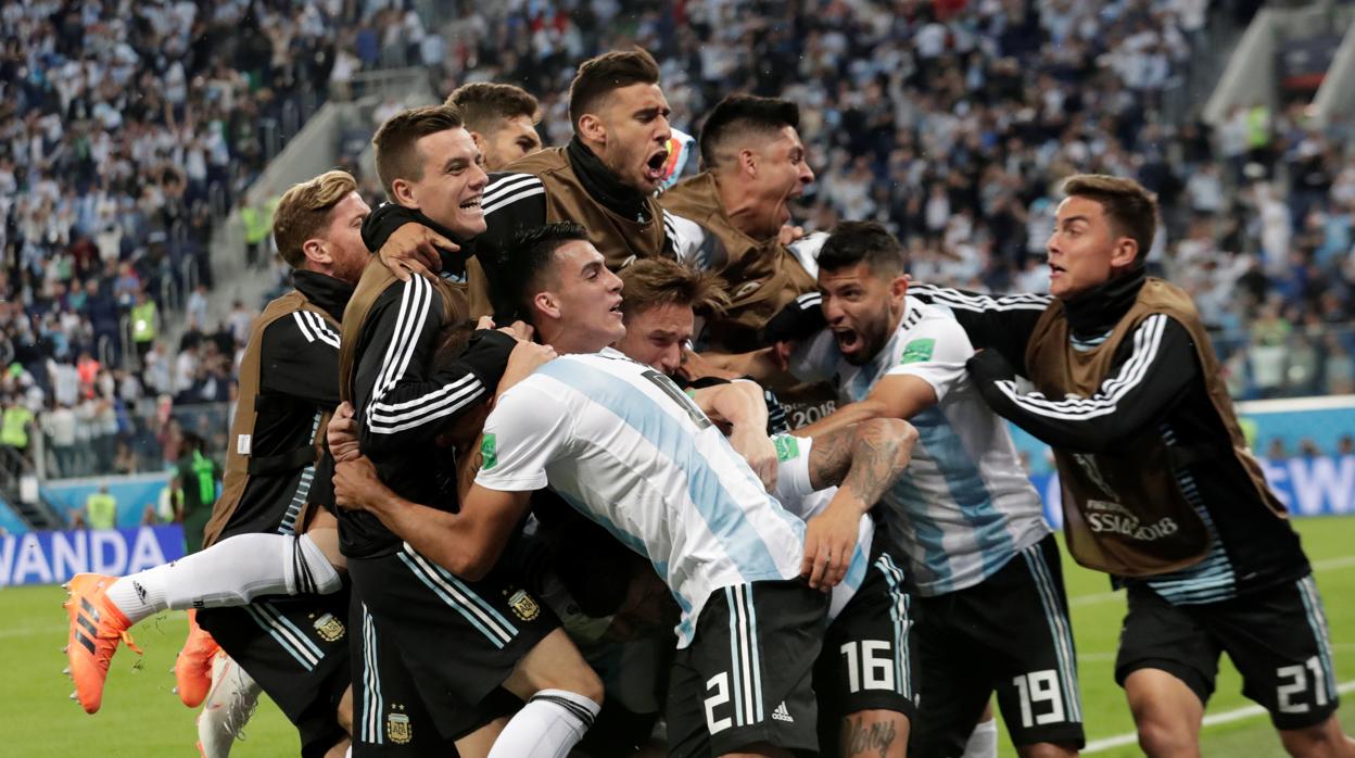 Celebración en el campo de Argentina