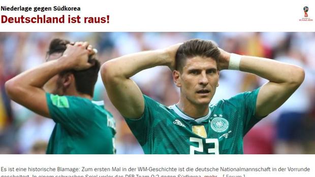 Así ve la prensa alemana la eliminación del Mundial