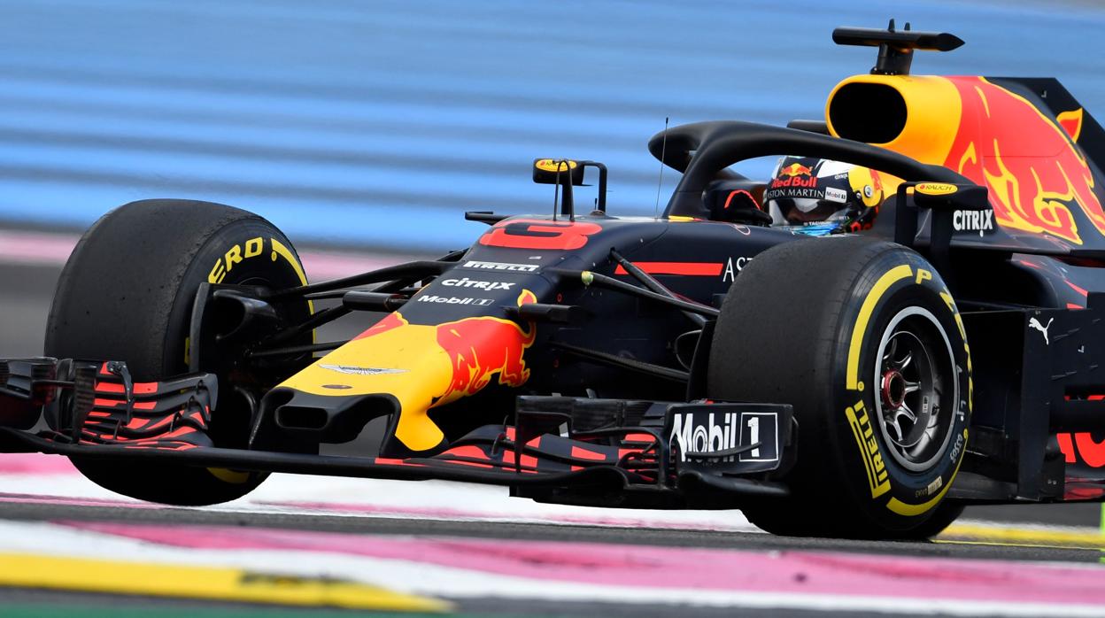 Ricciardo, al volante del Red Bull
