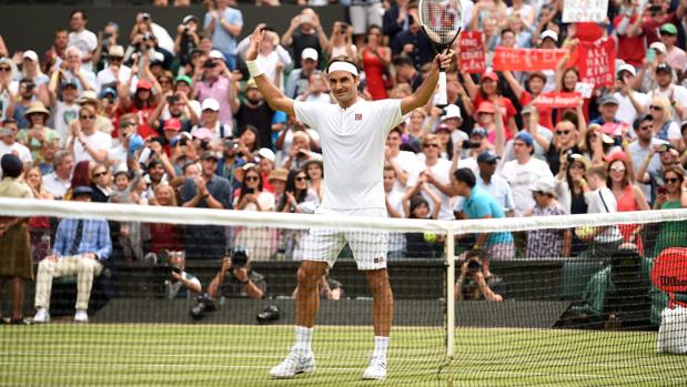 Roger Federer coge ritmo