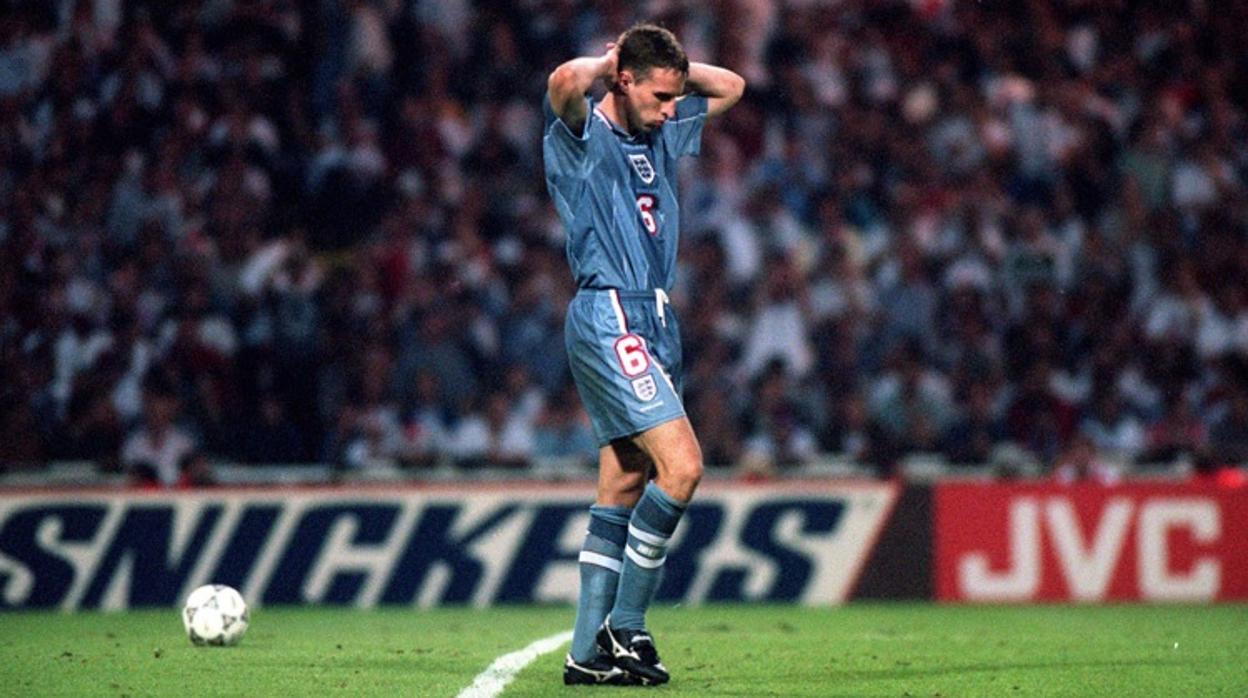 Southgate, tras su fallo decisivo en la tanda de penaltis de la Eurocopa de 1996