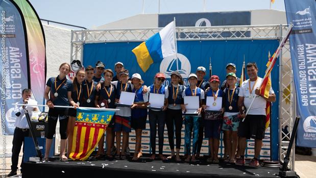 Baleares, campeón de España de Optimist por Equipos