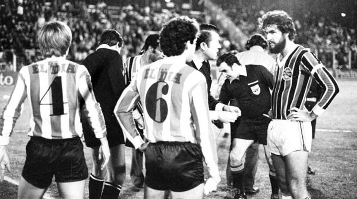 Enfrentamaiento entre Estudiantes y Gremio en la Libertadores de 1983