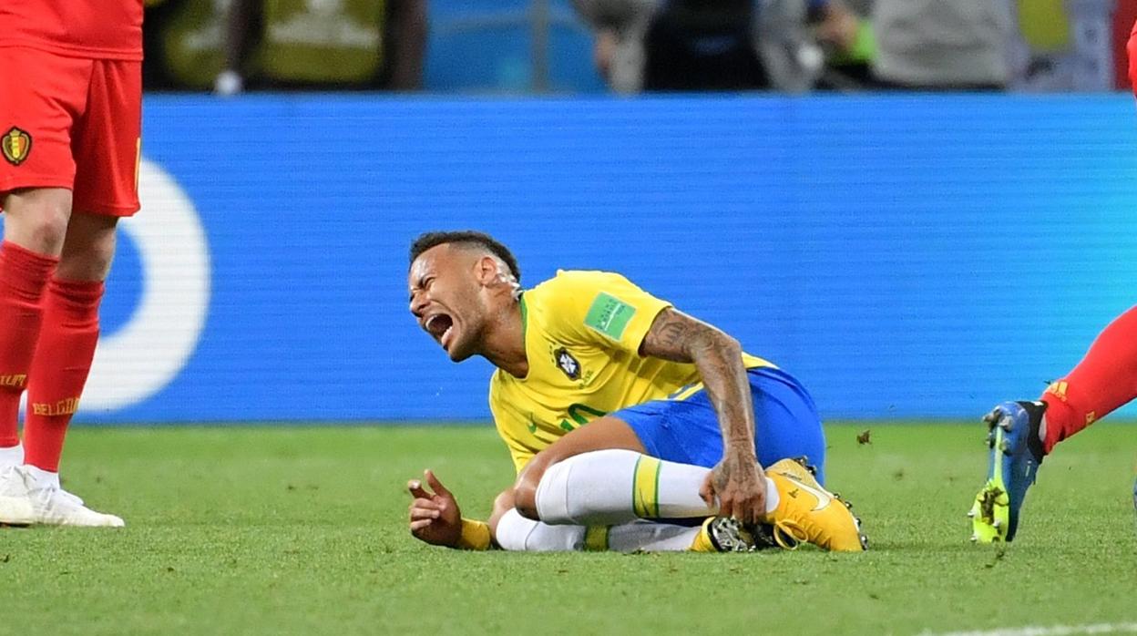 Neymar, ante Bélgica