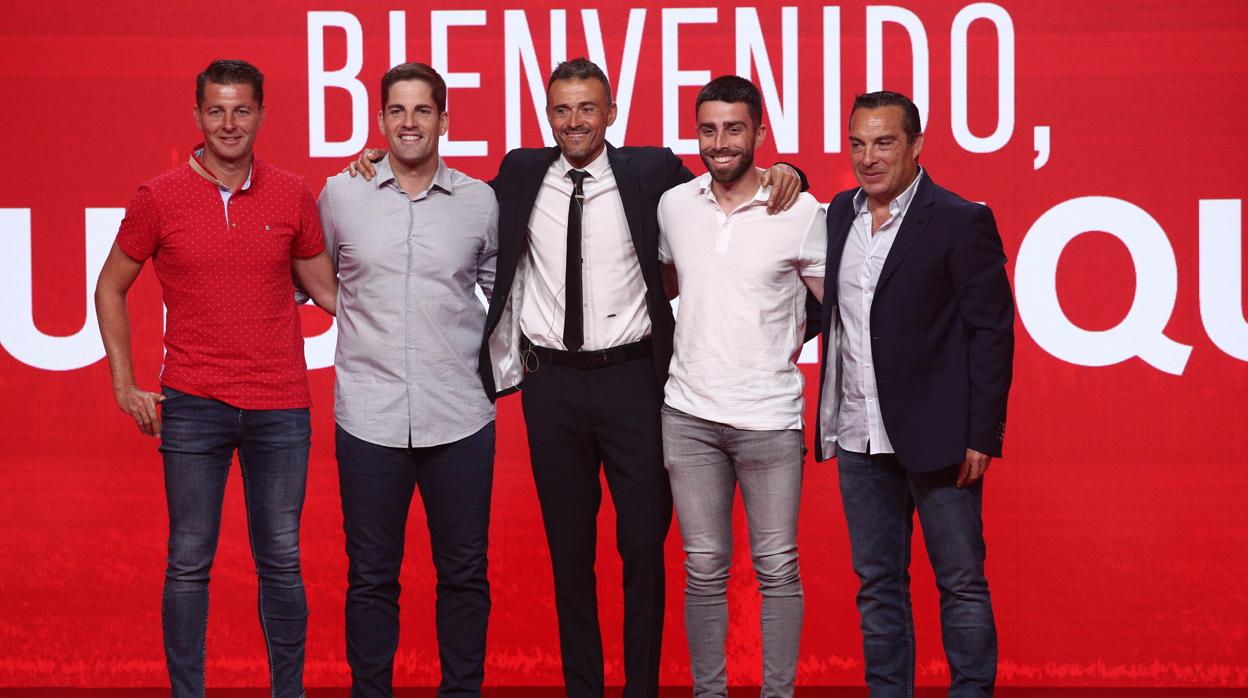 Presentación del nuevo cuerpo técnico de la selección española.