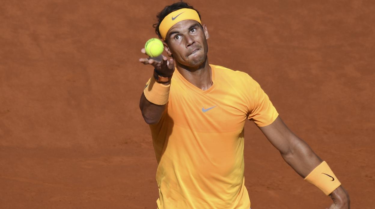 Rafa Nadal, contra Dominic Thiem en el Mutua Madrid Open