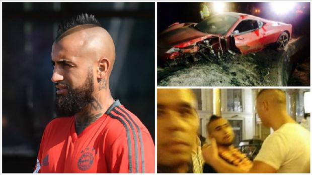 La lista de los escándalos de Arturo Vidal