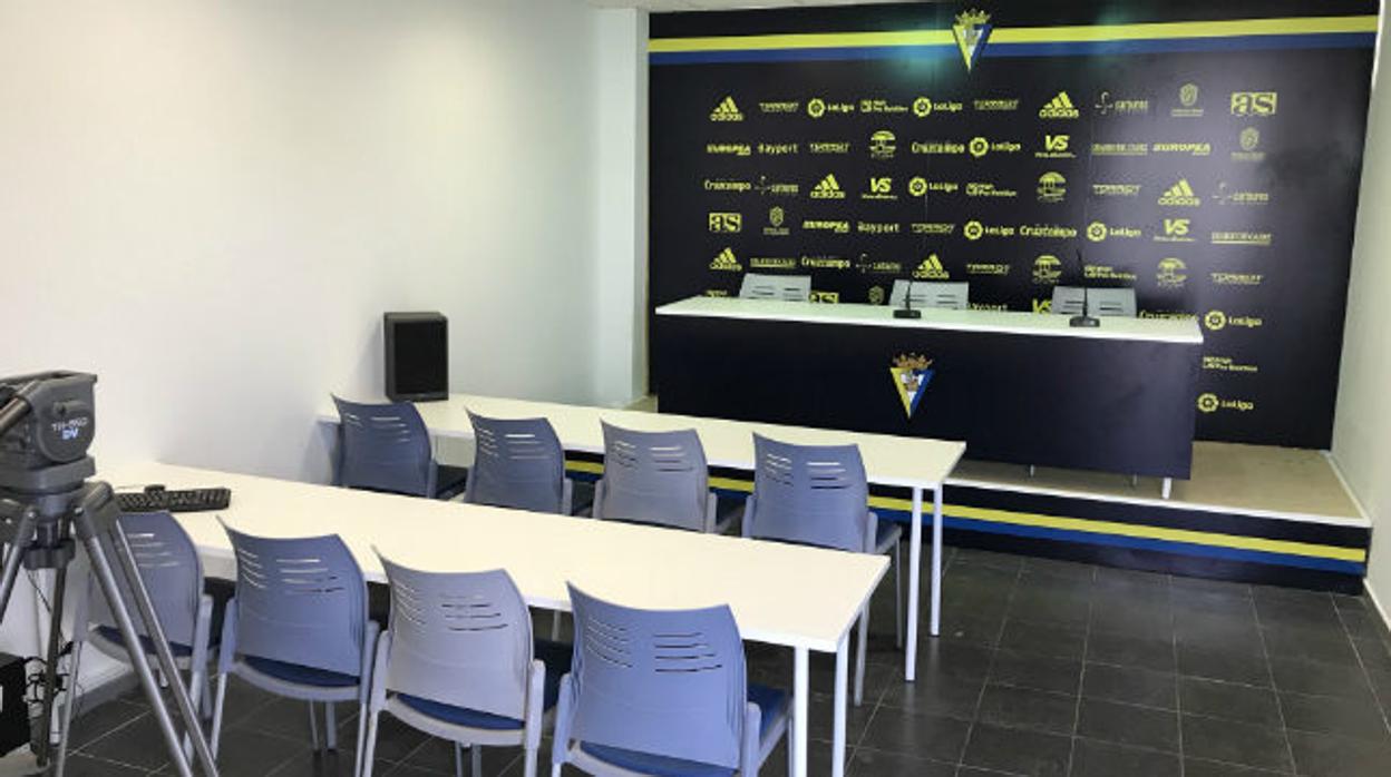Imagen de la nueva sala de prensa de El Rosal