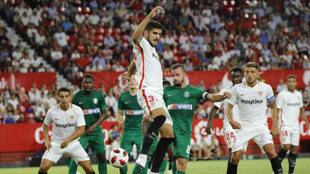 Sevilla-Zalgiris: Mínima ventaja para jugárselo todo en Lituania (1-0)