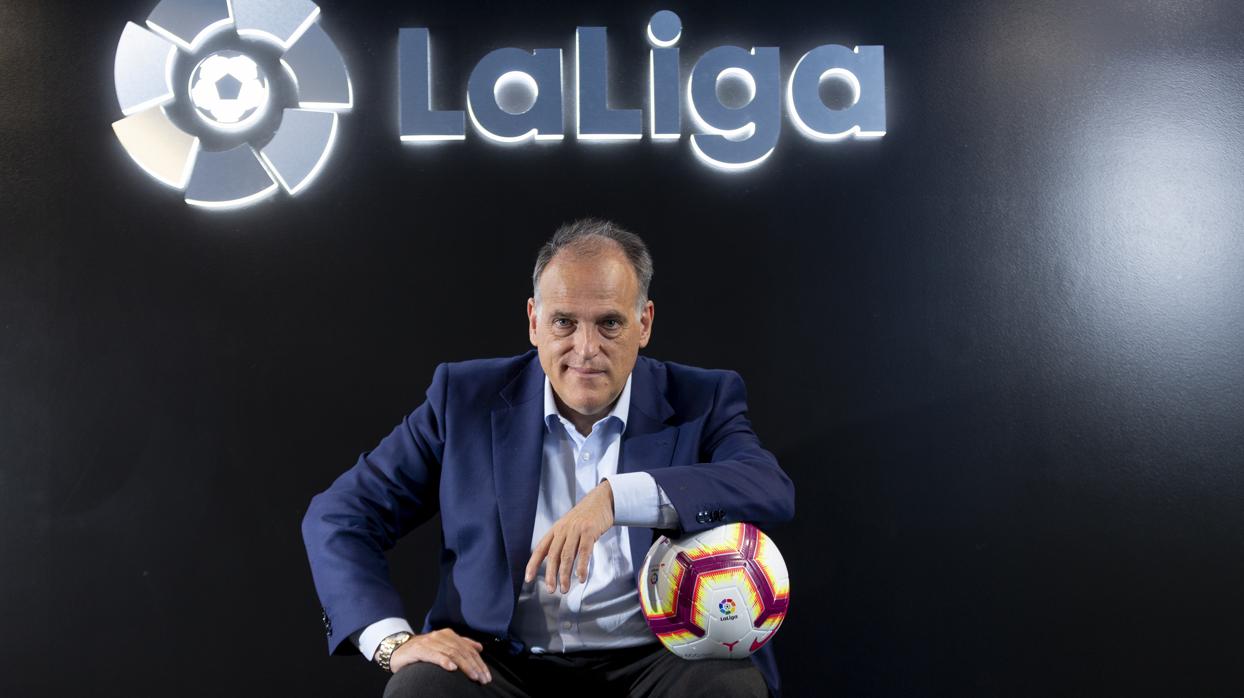 Javier Tebas posa para ABC