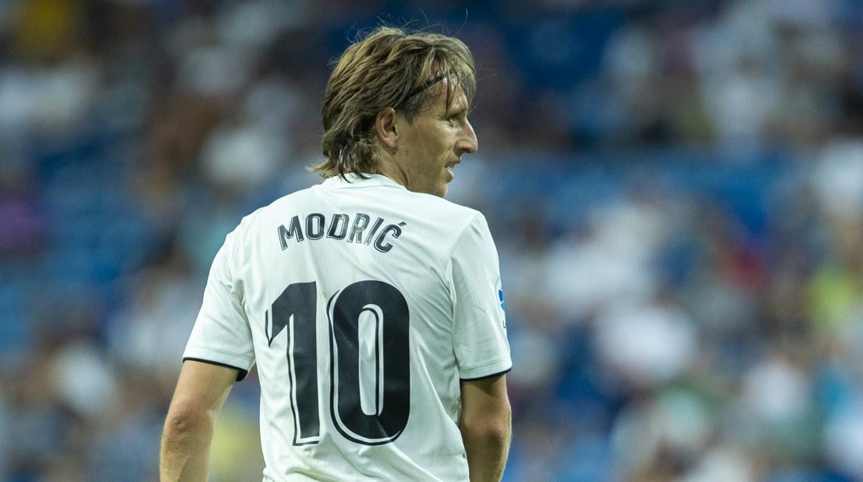 Luka Modric, en el partido contra el Getafe
