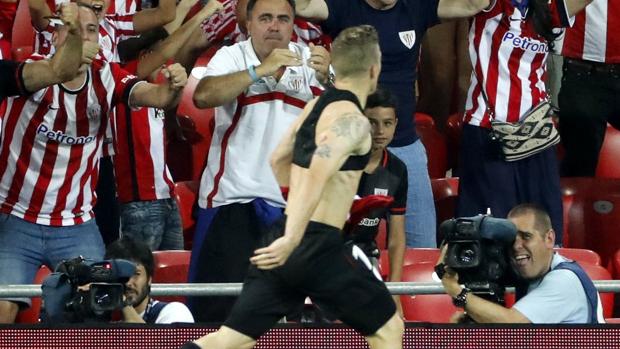 Muniain le da la victoria al Athletic en el último suspiro