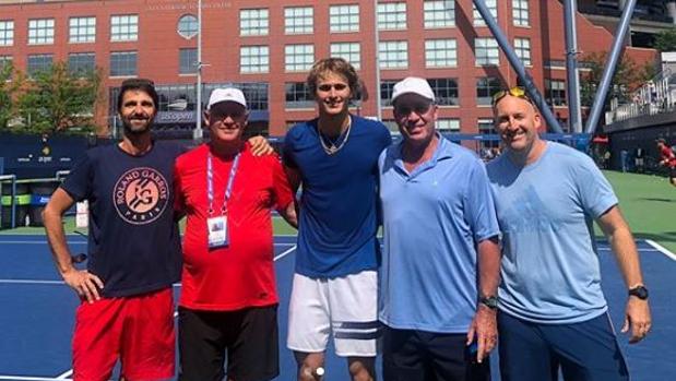 Zverev ficha a Ivan Lendl