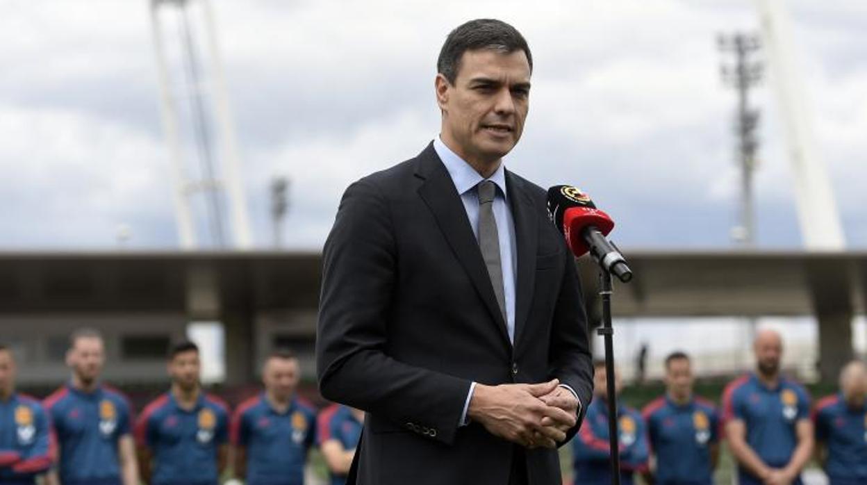 Pedro Sánchez también visitó a la Selección Española antes del Mundial de Rusia