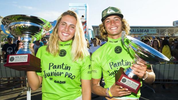 Nadia Erostarbe se proclama campeona de Europa Junior de la World Surfing League