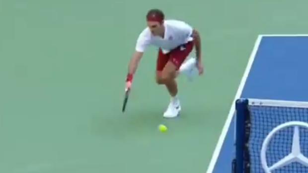 El increíble puntazo de Federer