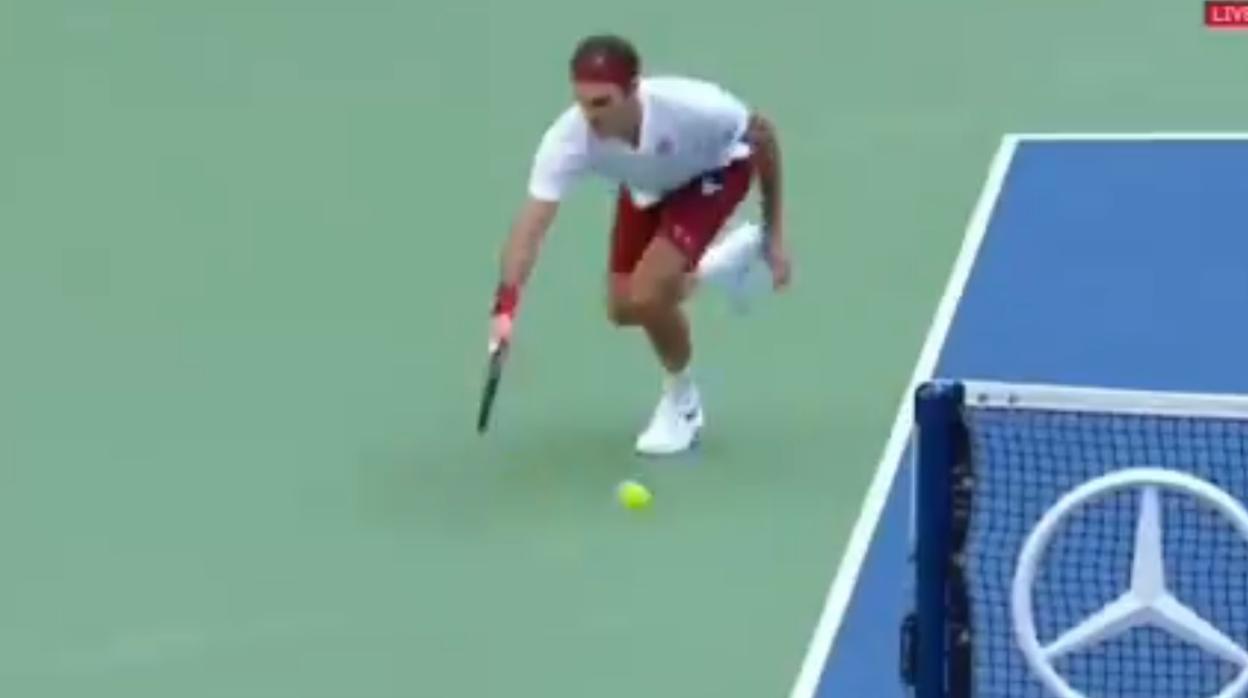 El increíble puntazo de Federer