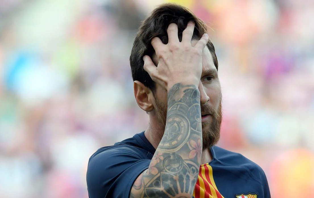 Leo Messi durante un partido del Barcelona
