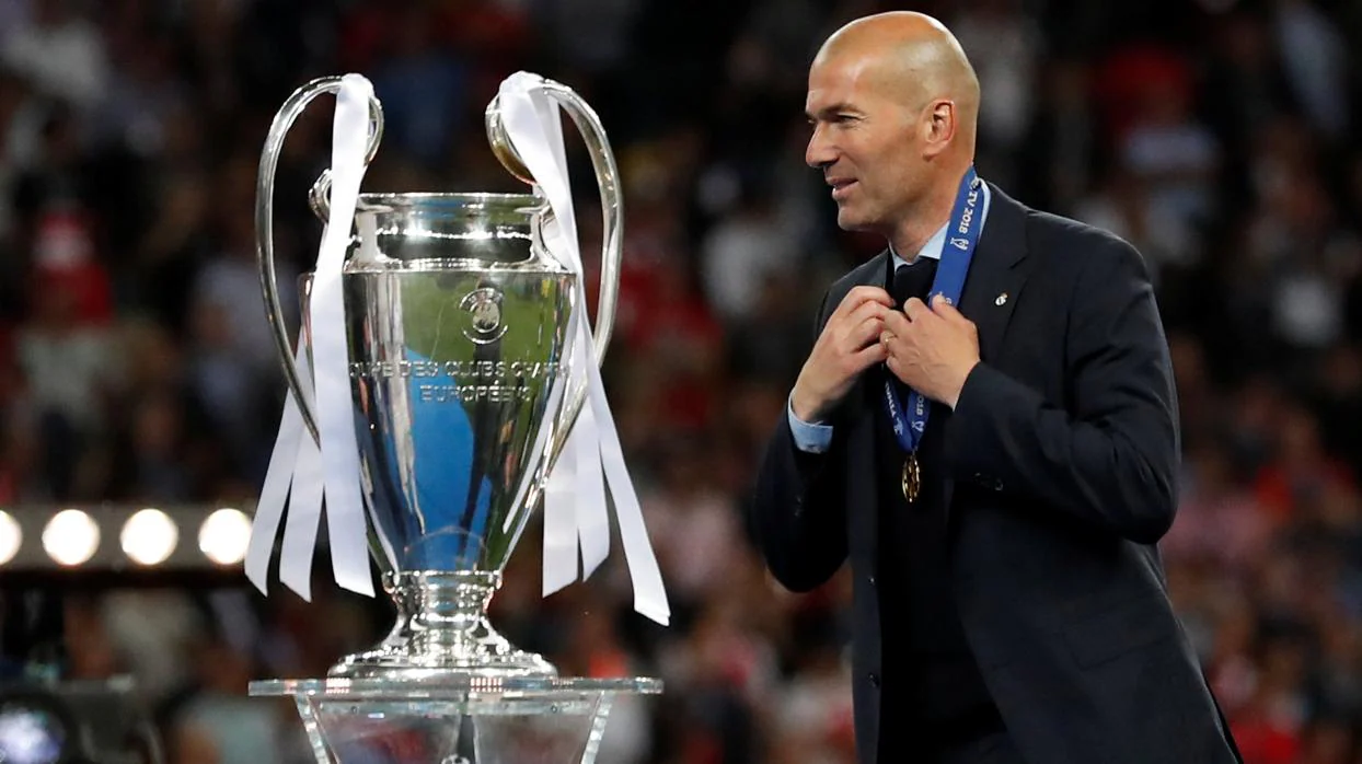 Zidane, con su tercera Champions con el Real Madrid en dos años y medio