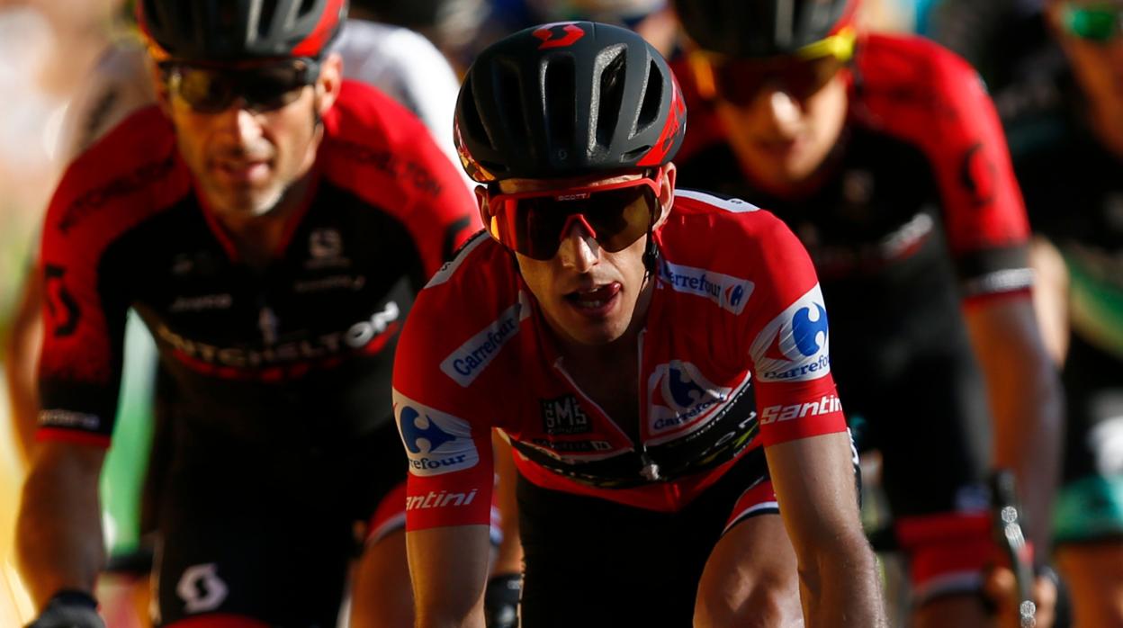 Simon Yates, en la última etapa de la Vuelta a España