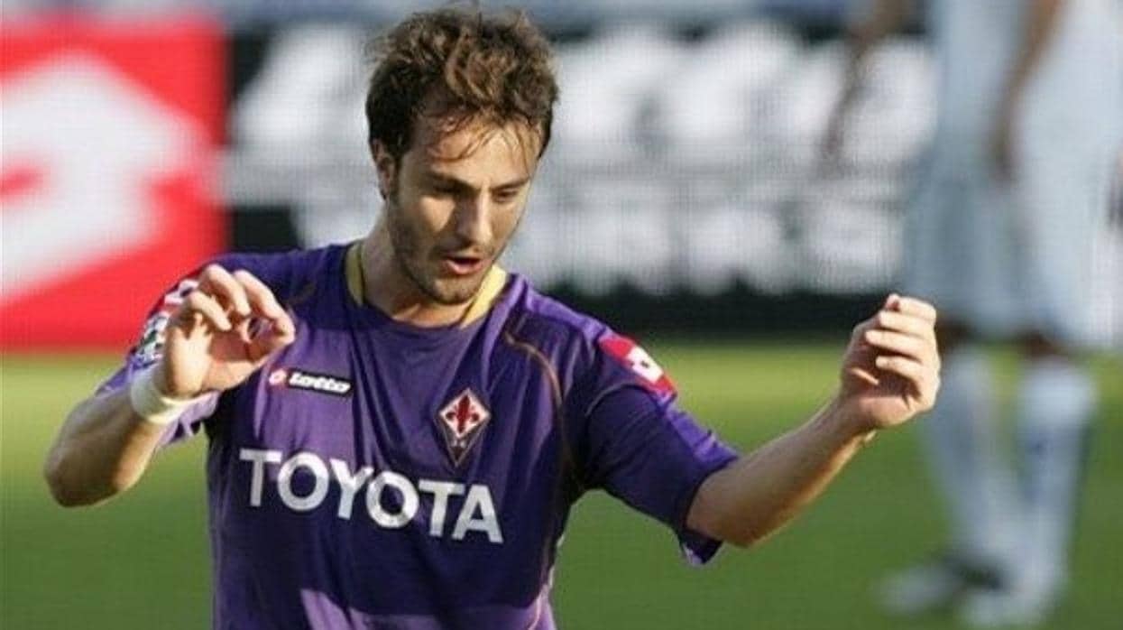Gilardino, en su etapa como jugador de la Fiorentina