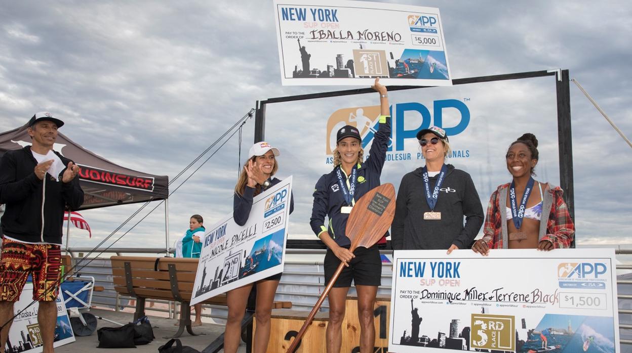 Iballa Ruano logra su primera victoria en el circuito mundial de Stand Up Paddle Surf de la APP