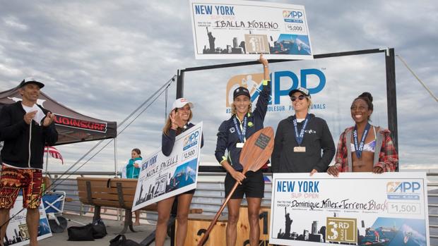 Iballa Ruano logra su primera victoria en el circuito mundial de Stand Up Paddle Surf de la APP
