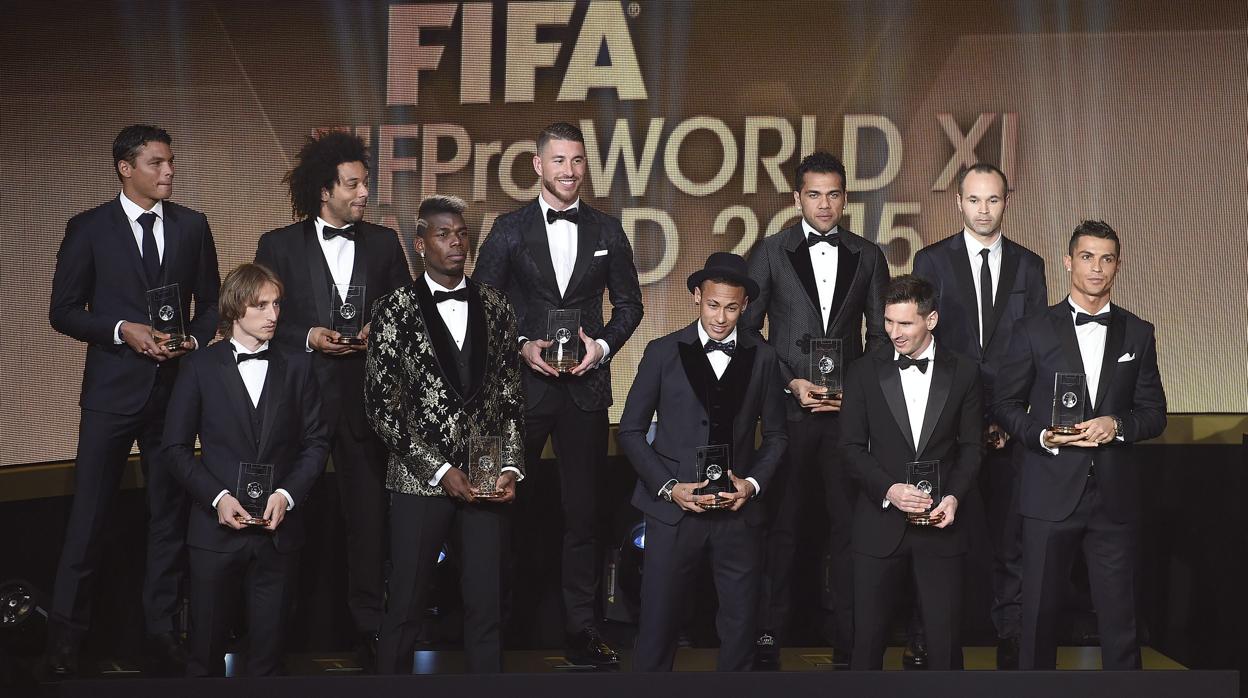 Modric y otros diez jugadores del Madrid copan la gala The Best