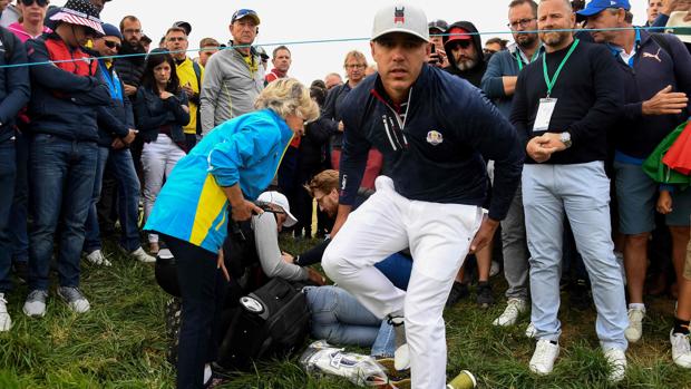 La aficionada que perdió un ojo por una bola amenaza con demandar a la Ryder Cup