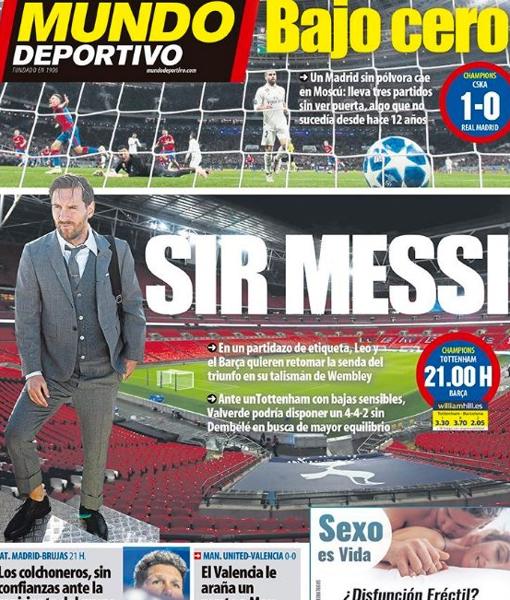 La prensa se ceba con el mal momento del Real Madrid